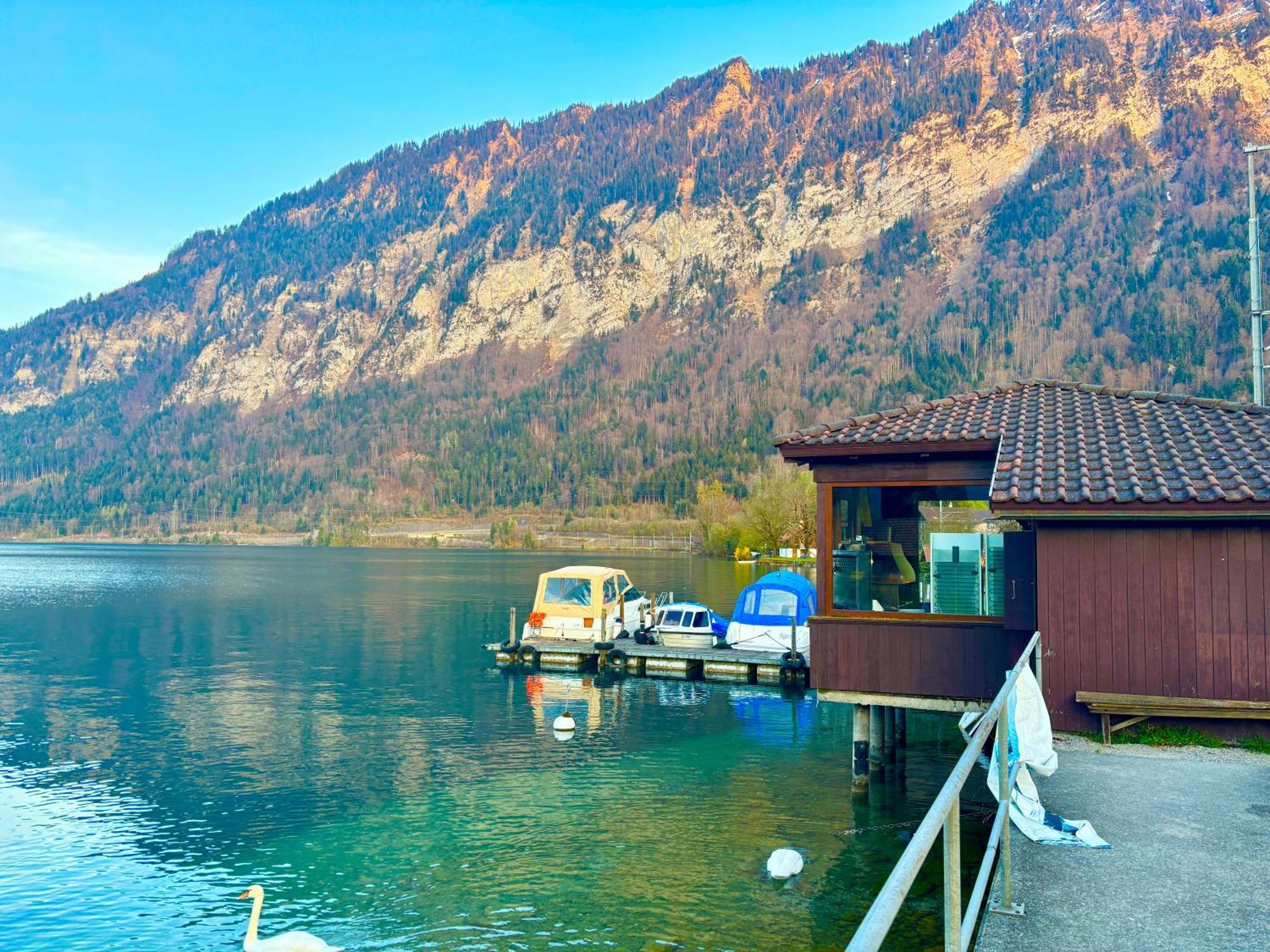 Au Bord Du Lac Darligen Экстерьер фото